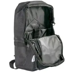 Comet Laptop Backpack & USB Port Black Open